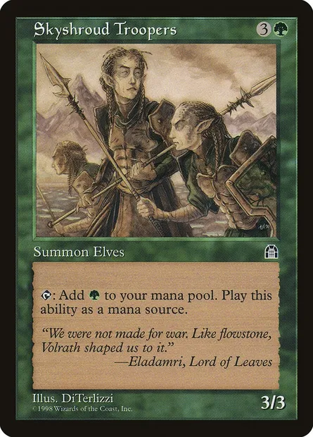 Skyshroud Troopers, Magic card STH 115 — Stronghold set