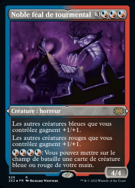 Noble féal de tourmental, carte Magic 2X2 526 — extension Double Masters 2022