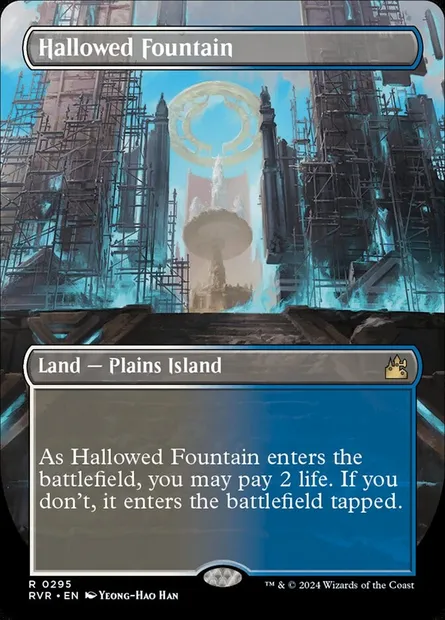 Fontaine sacrée, carte Magic RVR 295 — extension Ravnica Remastered