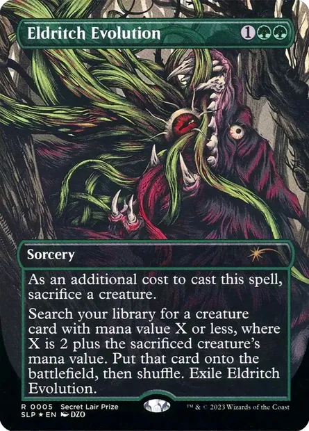 Évolution hermétique, carte Magic SLP 5 — extension Secret Lair Promo