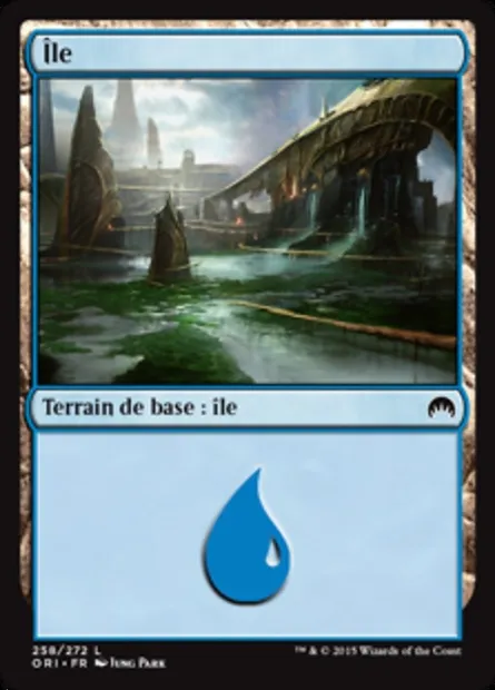 Île, carte Magic ORI 258 — extension Magic Origines