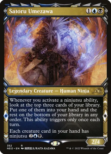 Satoru Umezawa, Magic card NEO 352 — Kamigawa: Neon Dynasty set