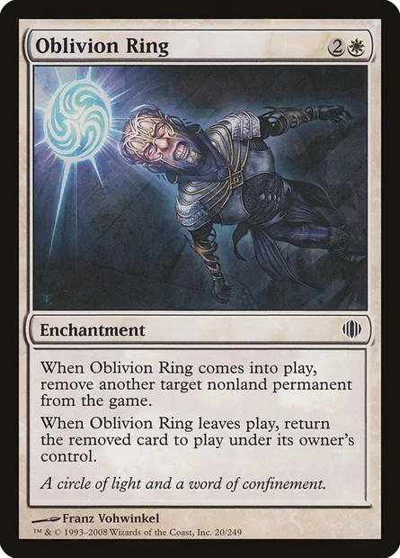 Oblivion Ring, Magic card ALA 20 — Shards of Alara set