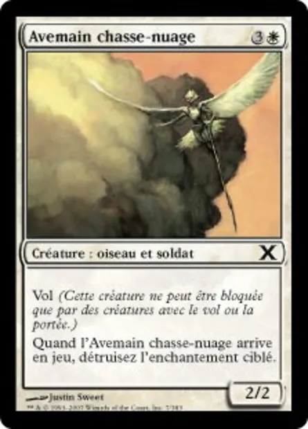 Avemain chasse-nuage, carte Magic 10E 7 — extension Dixième édition