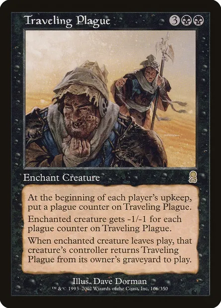 Traveling Plague, Magic card ODY 166 — Odyssey set