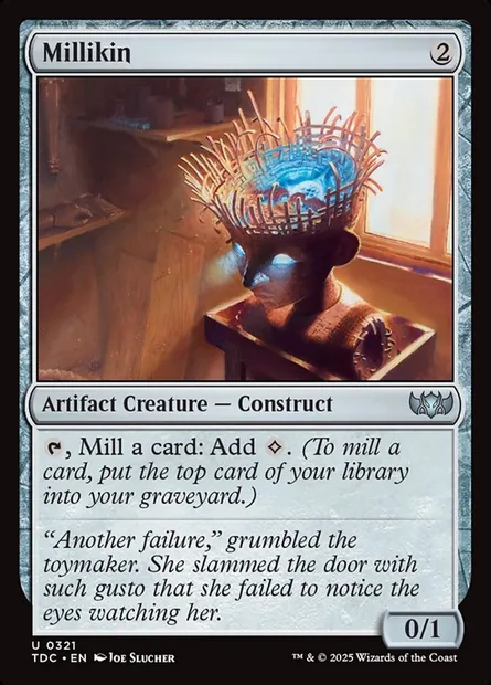 Millikin, Magic card TDC 321 — Tarkir: Dragonstorm Commander set