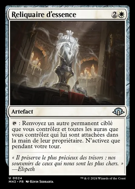 Reliquaire d'essence, carte Magic MH3 24 — extension Modern Horizons 3