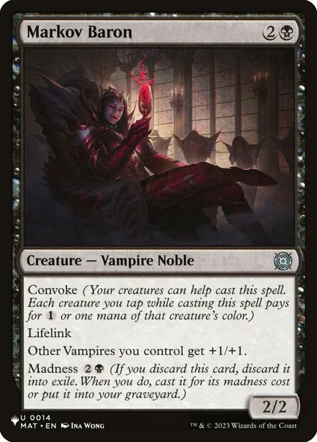 Markov Baron, Magic card PLST MAT-14 — The List set
