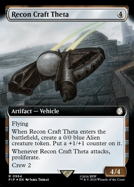 Recon Craft Theta, Magic card PIP 964 — Fallout set