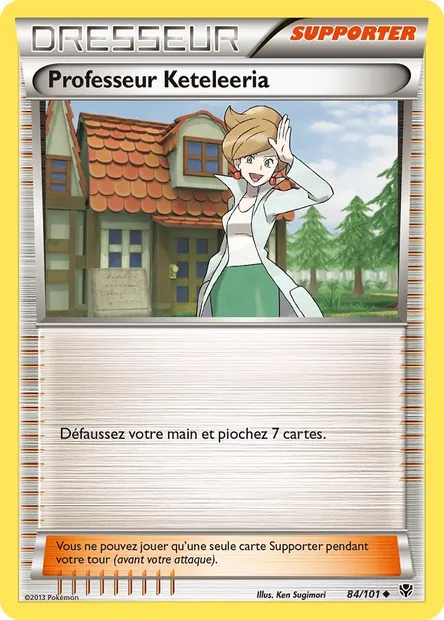 Professeur Keteleeria, carte Pokémon PLB 84 — extension Explosion Plasma