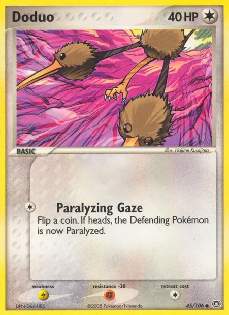 Doduo, Pokémon card EM 45 — Emerald set
