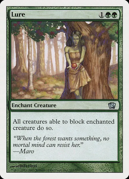 Lure, Magic card 8ED 263 — Eighth Edition set