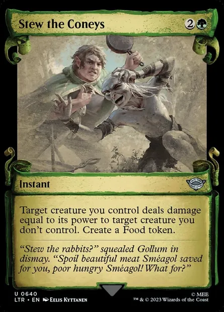 Stew the Coneys, Magic card LTR 640 — The Lord of the Rings: Tales of Middle-earth set