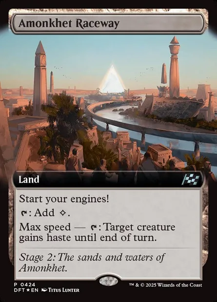 Piste de course d'Amonkhet, carte Magic DFT 424 — extension Aetherdrift