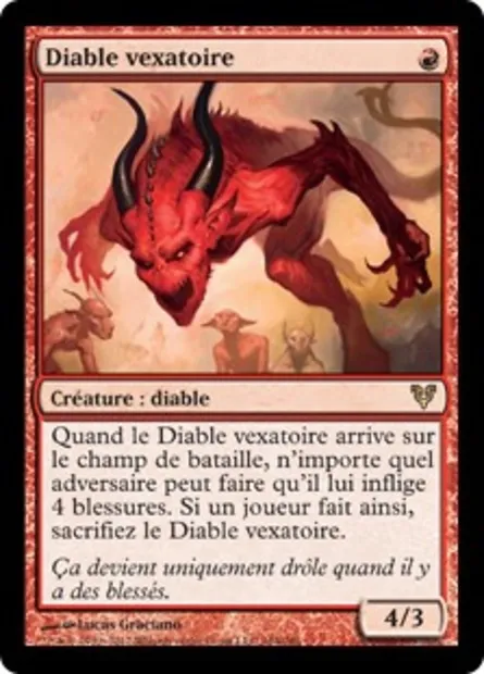 Diable vexatoire, carte Magic AVR 164 — extension Avacyn ressuscitée