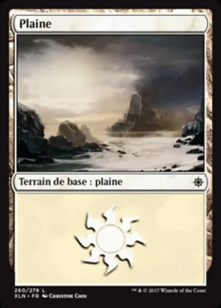 Plaine, carte Magic XLN 260 — extension Ixalan
