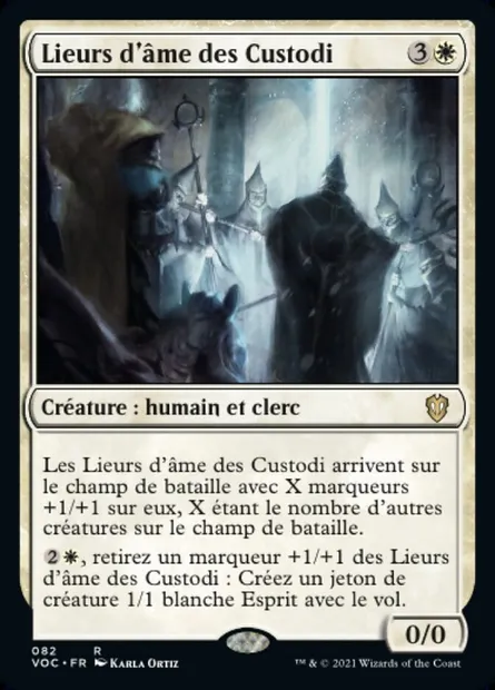 Lieurs d'âme des Custodi, carte Magic VOC 82 — extension Crimson Vow Commander