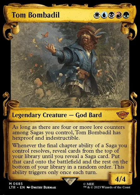Tom Bombadil, carte Magic LTR 685 — extension Le Seigneur des Anneaux : chroniques de la Terre du Milieu