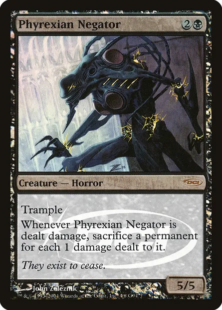Phyrexian Negator, Magic card G04 4 — Judge Gift Cards 2004 set