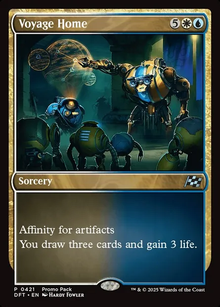 Voyage Home, Magic card DFT 421 — Aetherdrift set