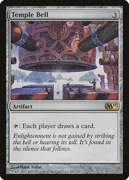 Temple Bell, Magic card M11 217 — Magic 2011 set