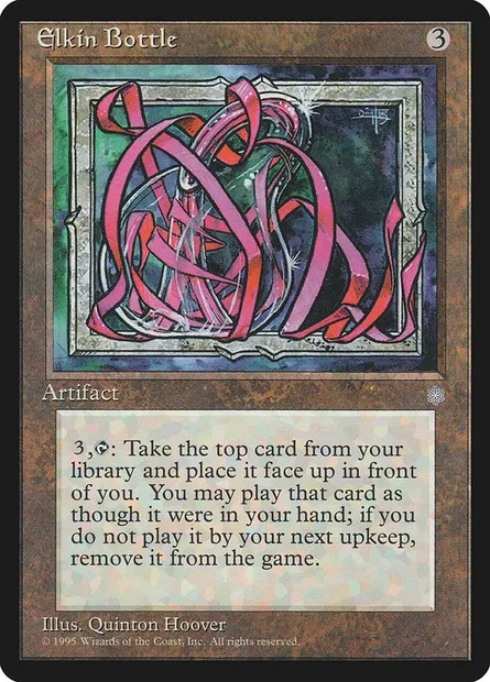 Elkin Bottle, Magic card ICE 317 — Ice Age set