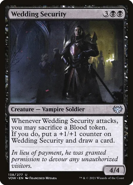 Wedding Security, Magic card VOW 138 — Innistrad: Crimson Vow set