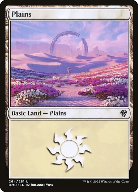Plains, Magic card DMU 264 — Dominaria United set