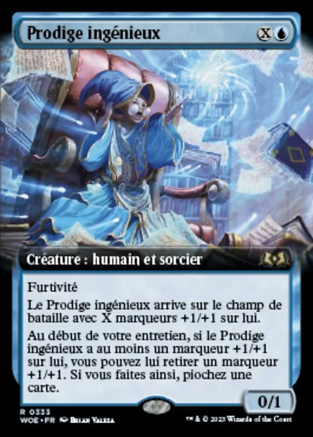 Prodige ingénieux, carte Magic WOE 333 — extension Wilds of Eldraine