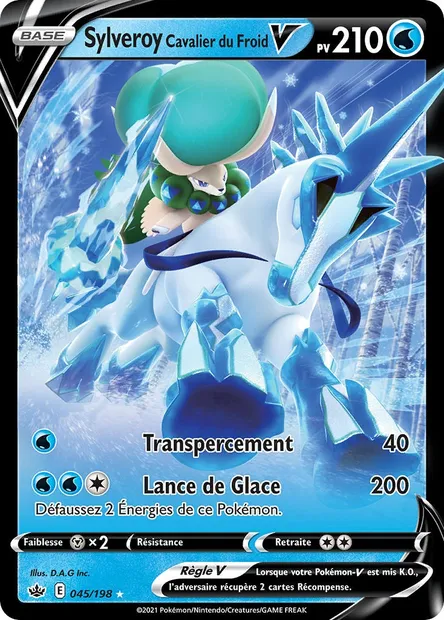 Sylveroy Cavalier du Froid V, carte Pokémon CRE 45 — extension Règne de Glace