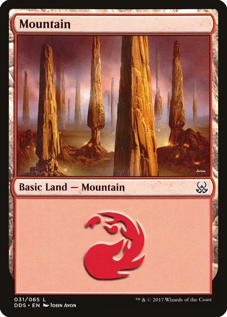 Mountain, Magic card DDS 31 — Duel Decks: Mind vs. Might set