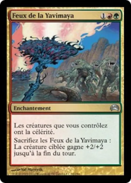 Feux de la Yavimaya, carte Magic PC2 92 — extension Planechase 2012