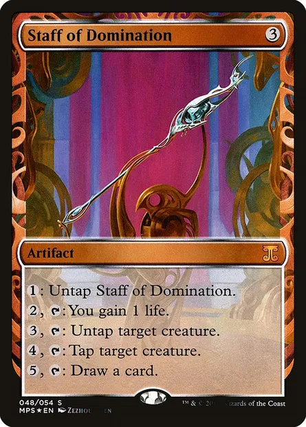 Staff of Domination, Magic card MPS 48 — Kaladesh Inventions set