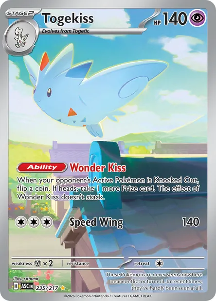 Togekiss, Pokémon card ASC 235 — Ascended Heroes set