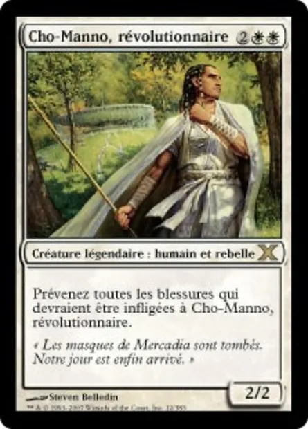 Cho-Manno, révolutionnaire, carte Magic 10E 12 — extension Dixième édition