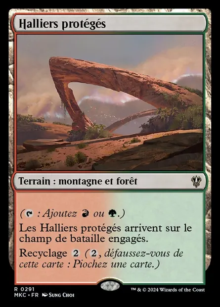 Halliers protégés, carte Magic MKC 291 — extension Murders at Karlov Manor Commander