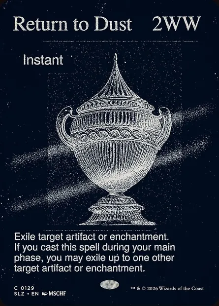Return to Dust, Magic card SLZ 129 — The Zeta Set set
