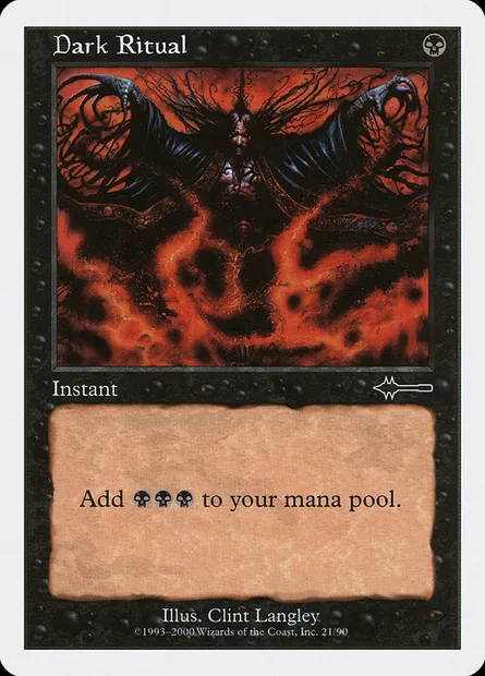 Dark Ritual, Magic card BTD 21 — Beatdown Box Set set