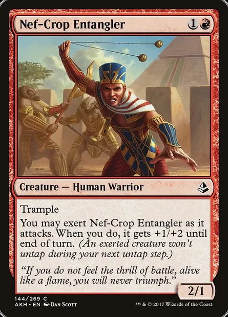 Nef-Crop Entangler, Magic card AKH 144 — Amonkhet set