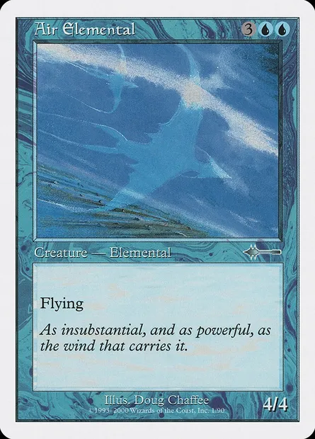 Air Elemental, Magic card BTD 1 — Beatdown Box Set set