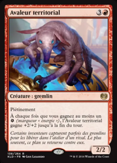 Avaleur territorial, carte Magic KLD 136 — extension Kaladesh