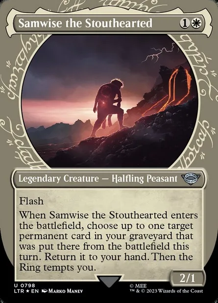 Samwise the Stouthearted, Magic card LTR 798 — The Lord of the Rings: Tales of Middle-earth set