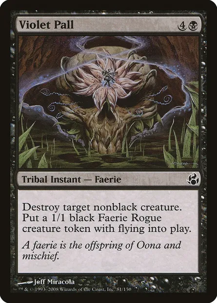 Violet Pall, Magic card MOR 81 — Morningtide set