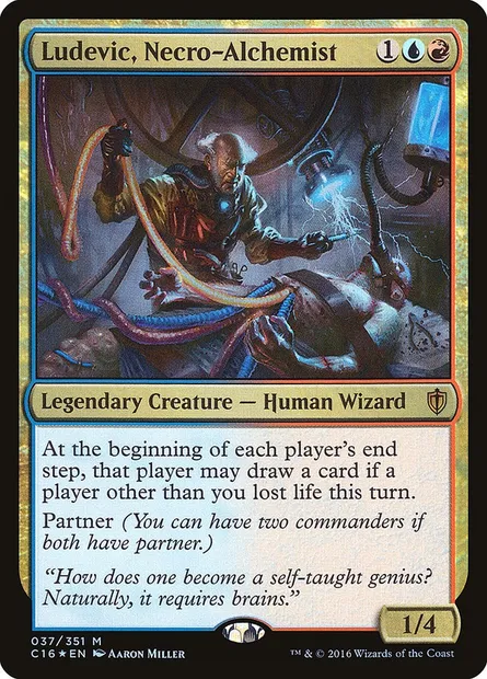 Ludevic, Necro-Alchemist, Magic card C16 37 — Commander 2016 set