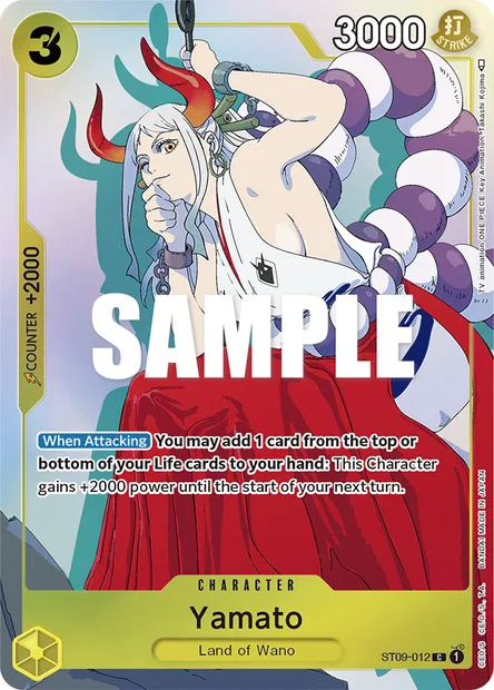Yamato, carte One Piece ST09-012 — extension Yamato