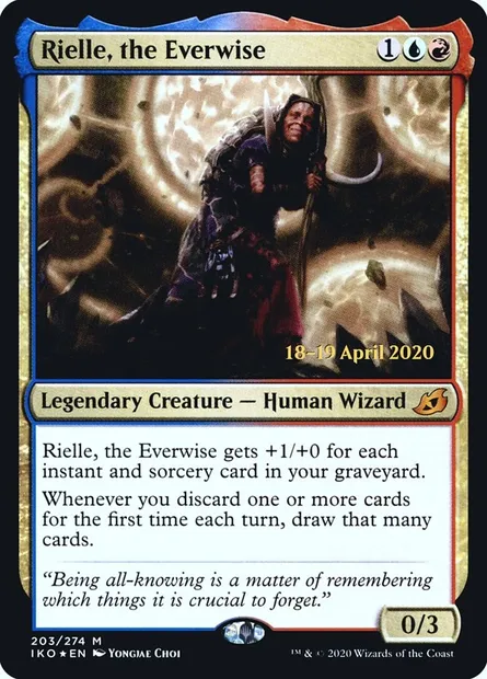 Rielle, l'éternisciente, carte Magic PIKO 203s — extension Ikoria: Lair of Behemoths Promos