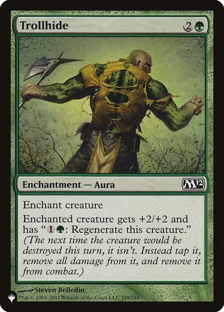 Peau de troll, carte Magic PLST M12-199 — extension The List