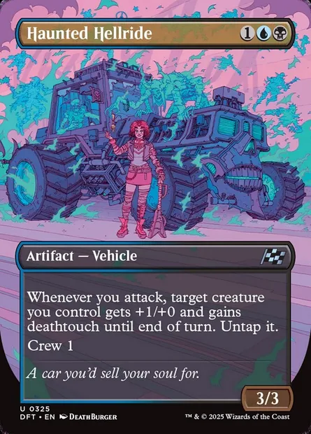 Haunted Hellride, Magic card DFT 325 — Aetherdrift set