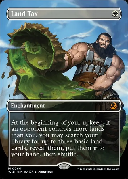 Land Tax, Magic card WOT 66 — Wilds of Eldraine: Enchanting Tales set