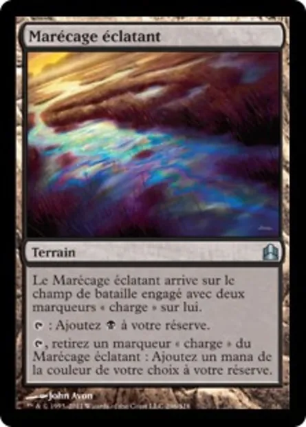 Marécage éclatant, carte Magic CMD 296 — extension Commander 2011